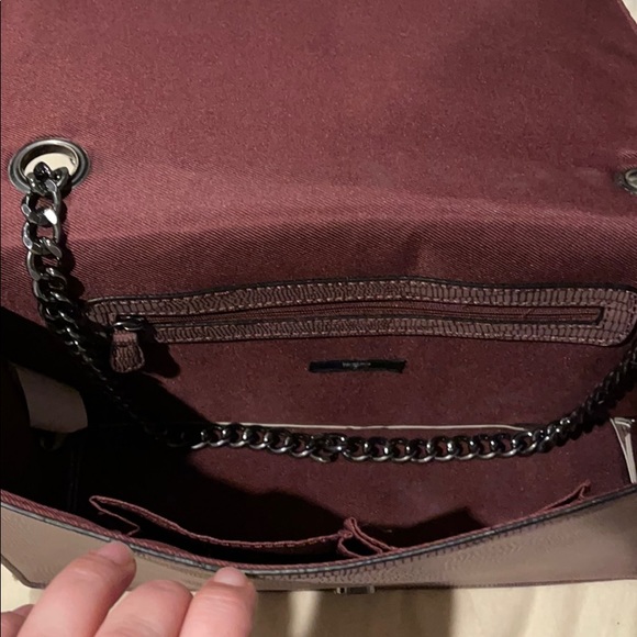 Burgundy shoulder bag - Picture 4 of 5